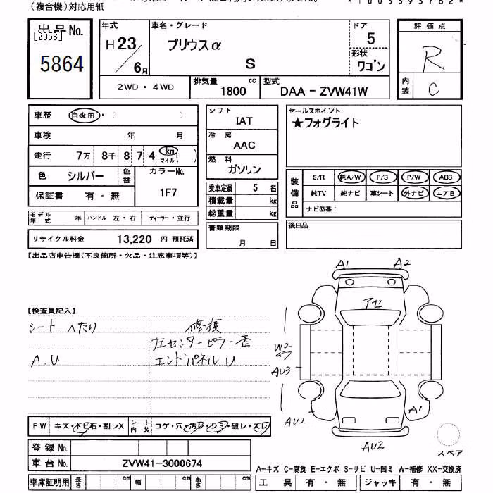 TOYOTA PRIUS ALPHA
