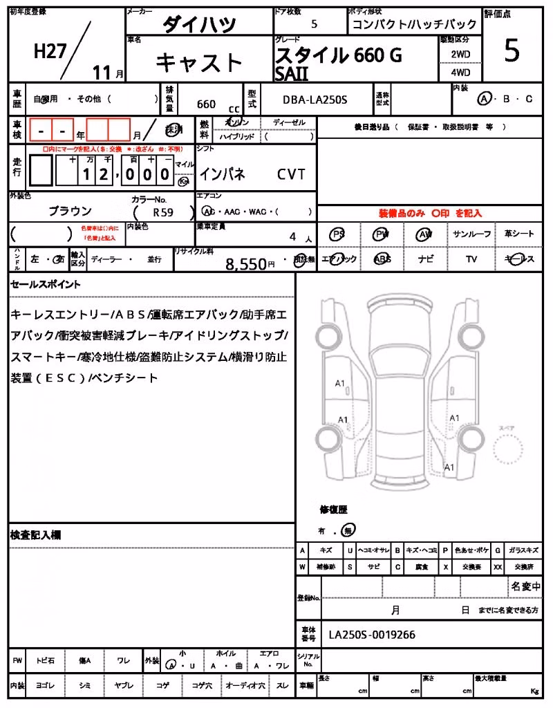 DAIHATSU CAST