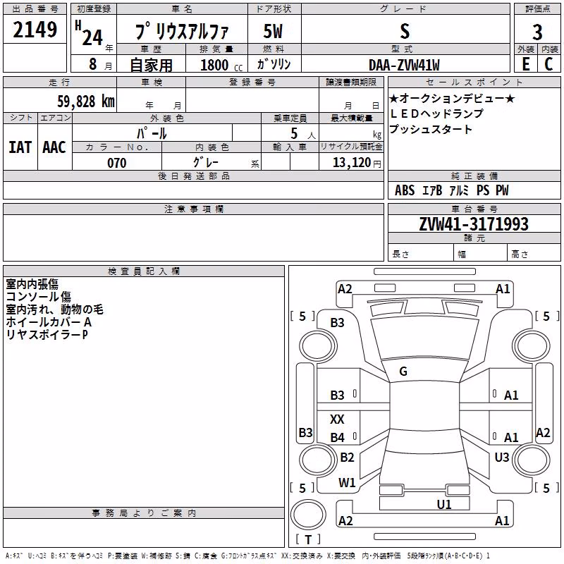TOYOTA PRIUS ALPHA