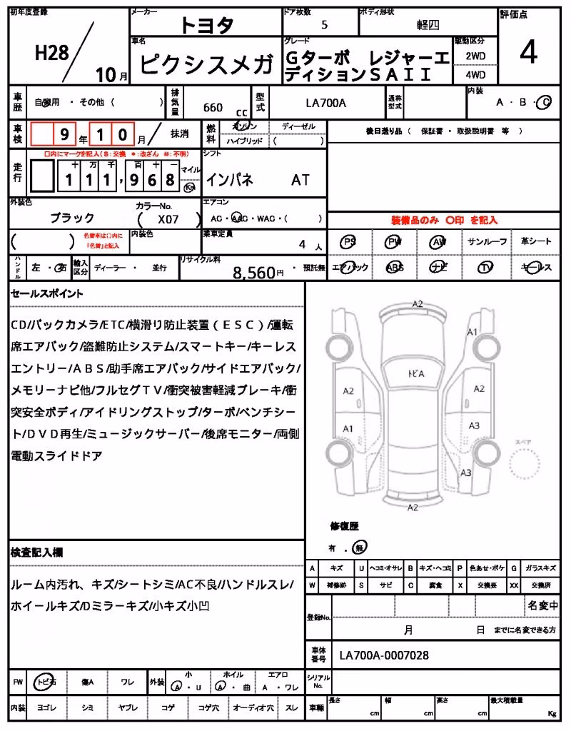 TOYOTA PIXIS MEGA