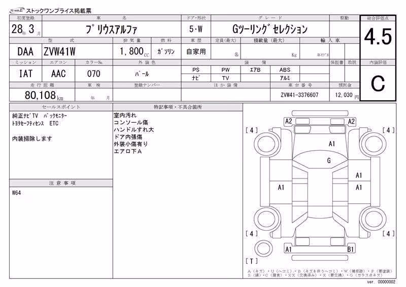 TOYOTA PRIUS ALPHA