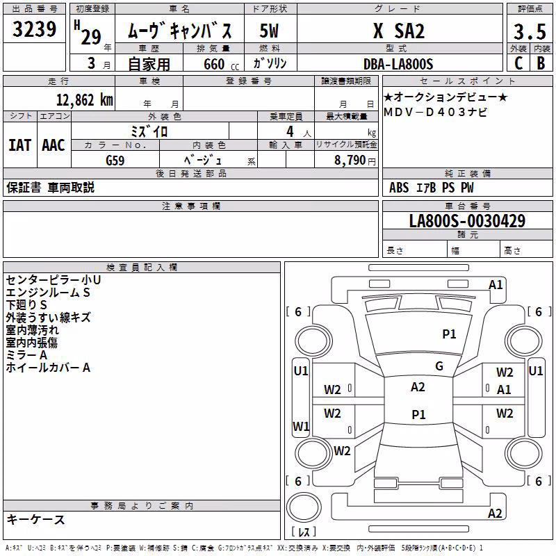 DAIHATSU MOVE CANBUS