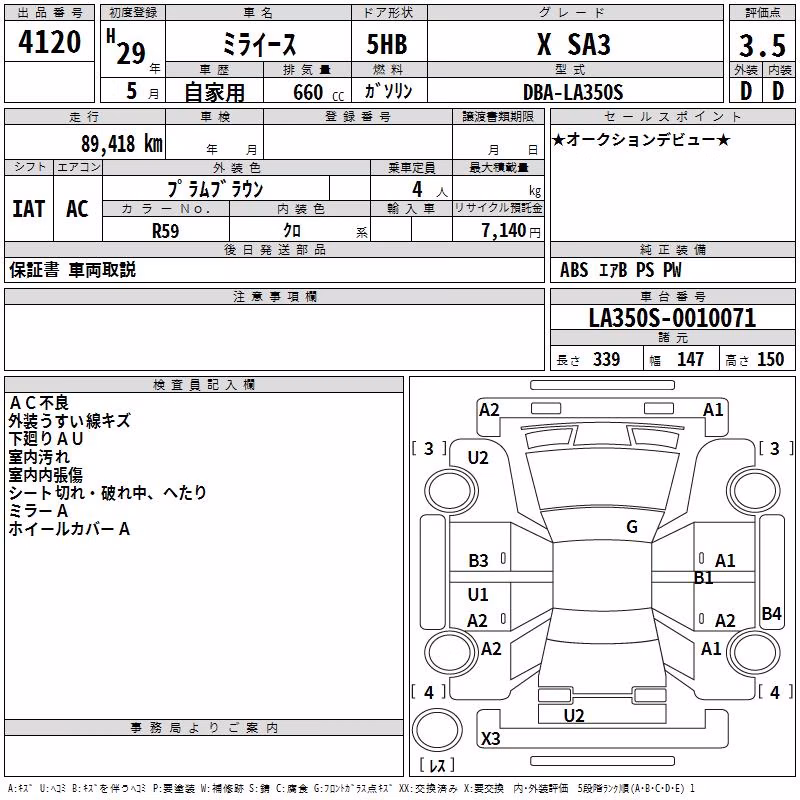 DAIHATSU MIRA E:S