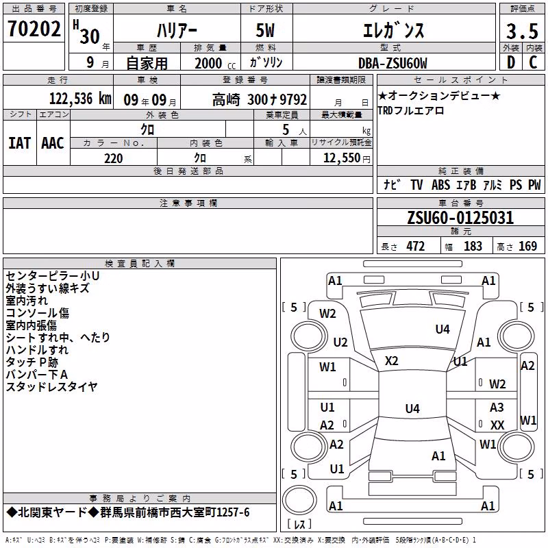 TOYOTA HARRIER