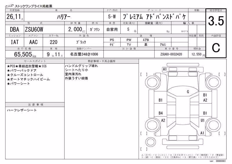 TOYOTA HARRIER