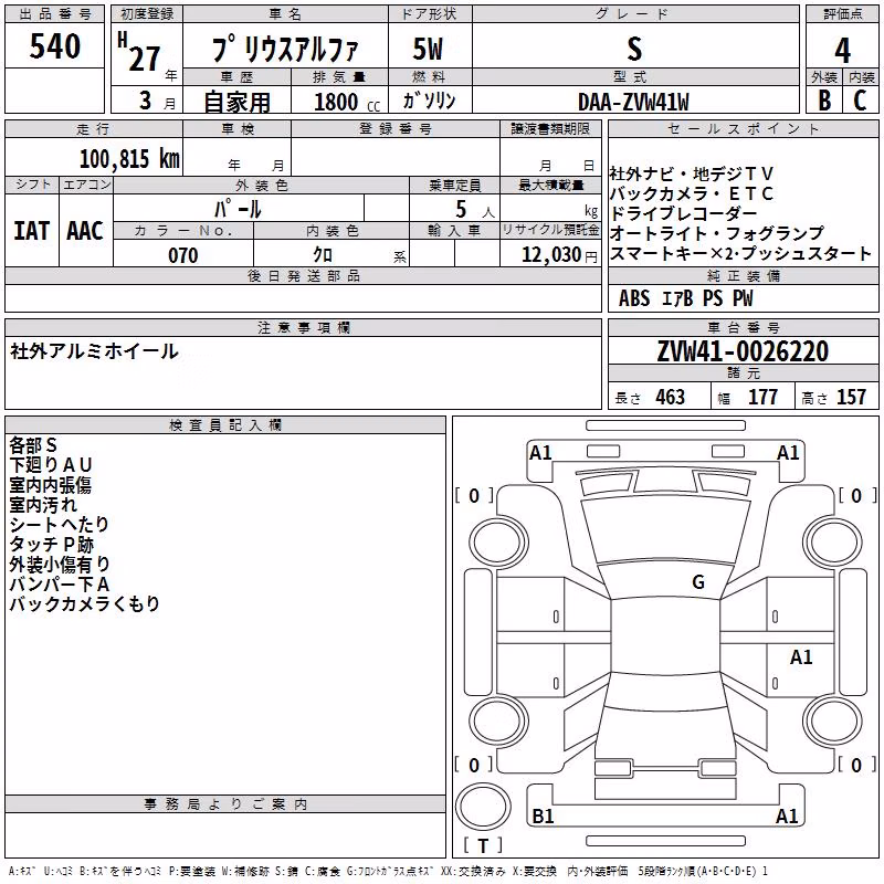TOYOTA PRIUS ALPHA