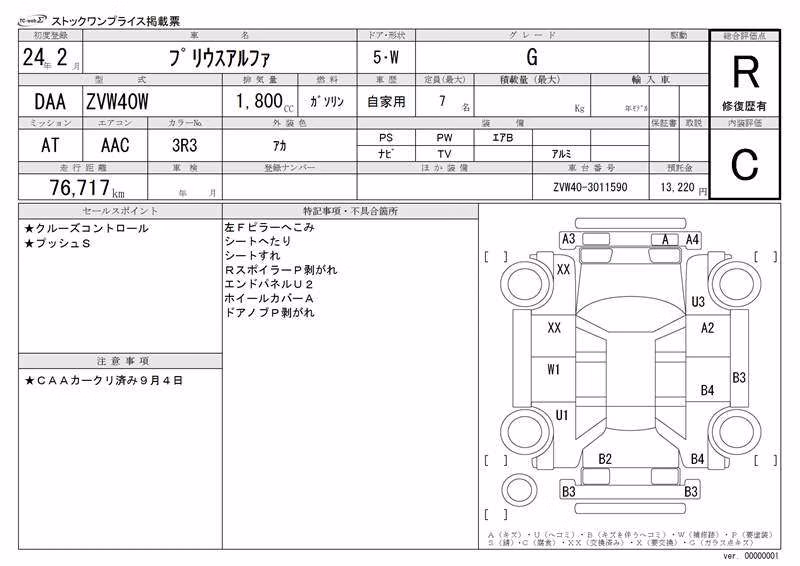 TOYOTA PRIUS ALPHA