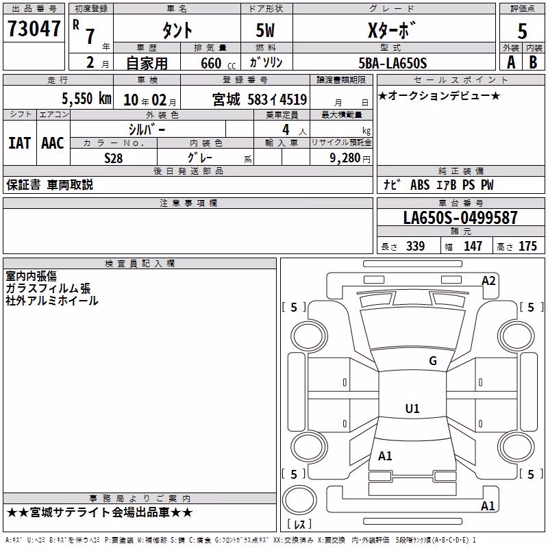 DAIHATSU TANTO