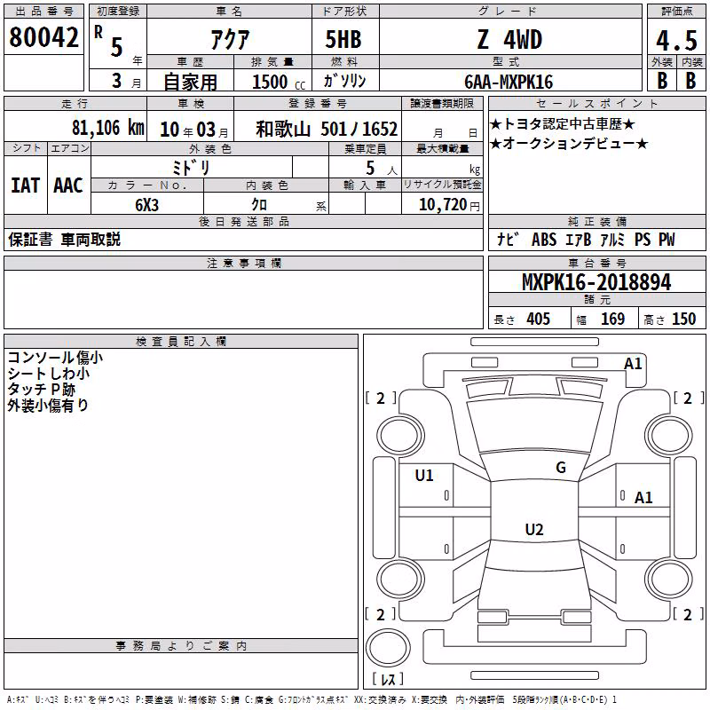 TOYOTA AQUA