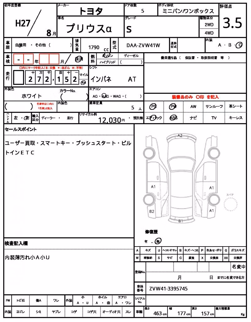 TOYOTA PRIUS ALPHA