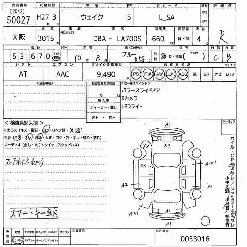 DAIHATSU WAKE
