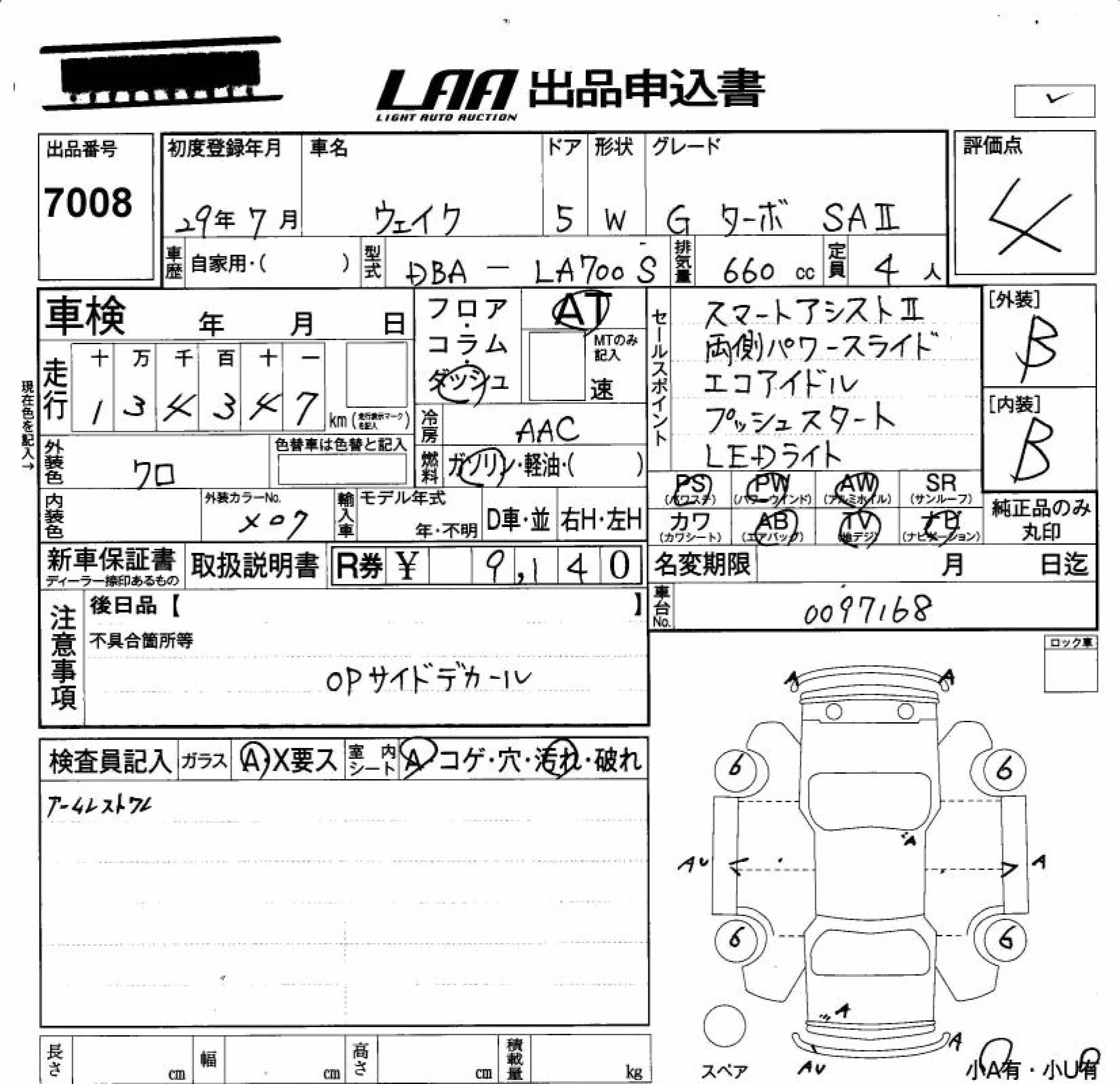 DAIHATSU WAKE