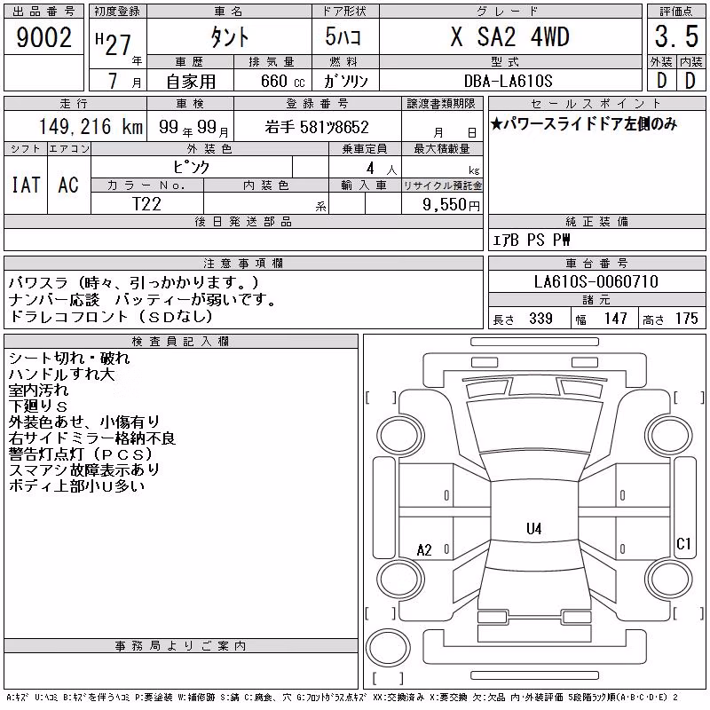 DAIHATSU TANTO