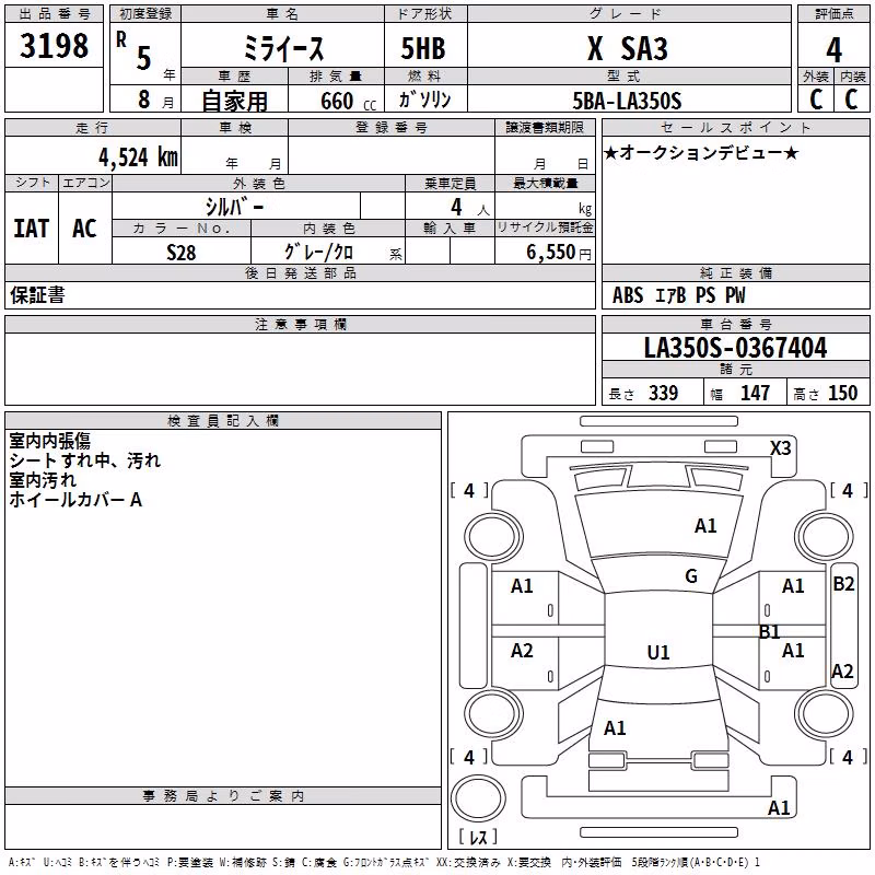 DAIHATSU MIRA E:S