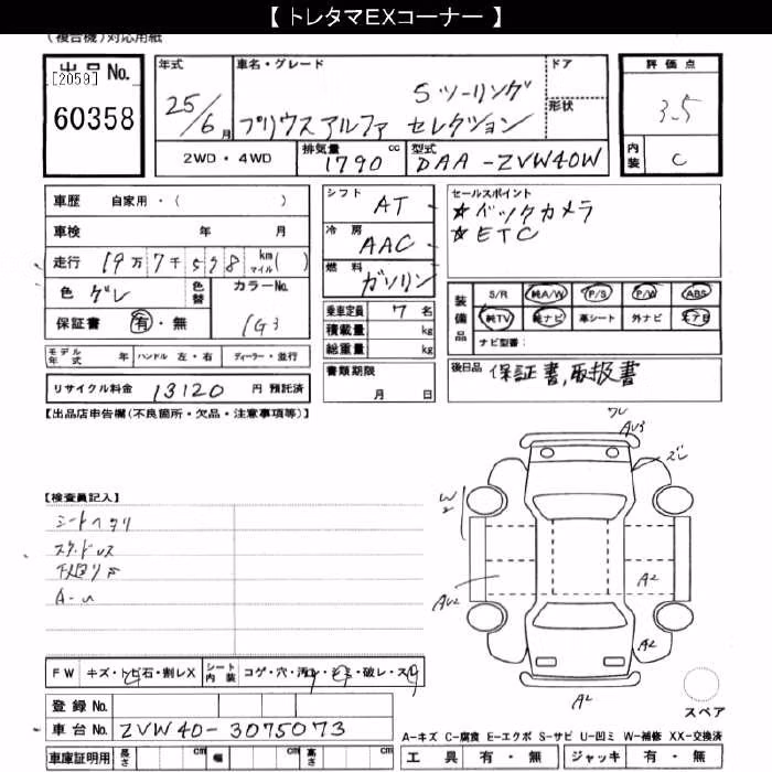 TOYOTA PRIUS ALPHA