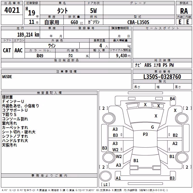DAIHATSU TANTO