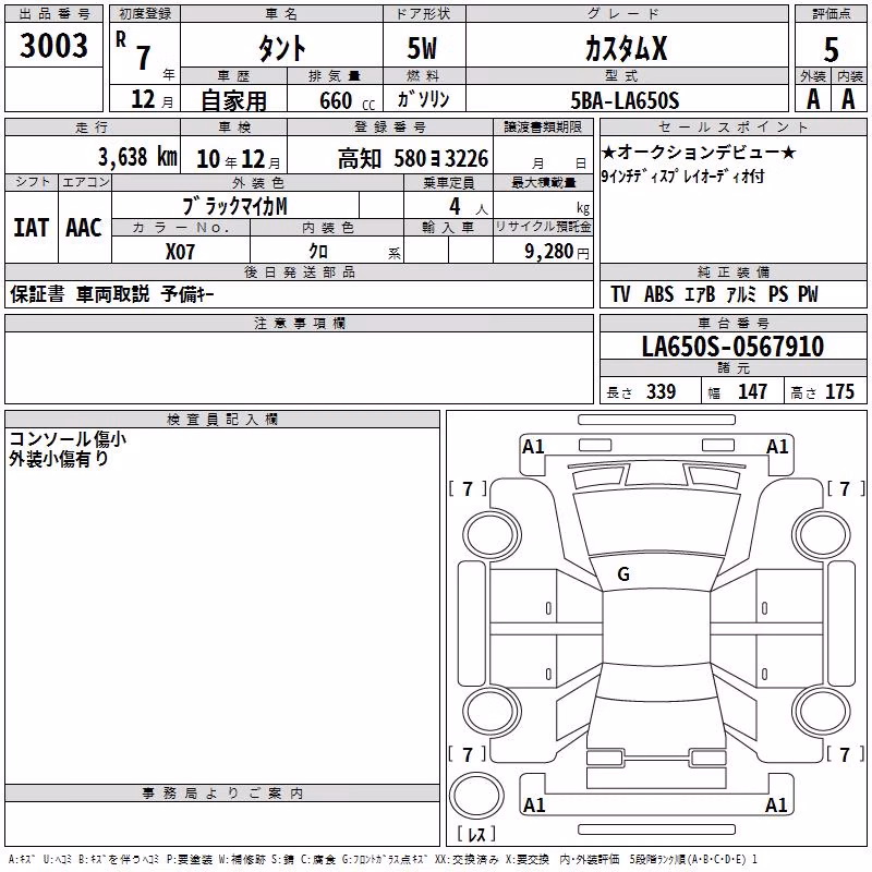 DAIHATSU TANTO