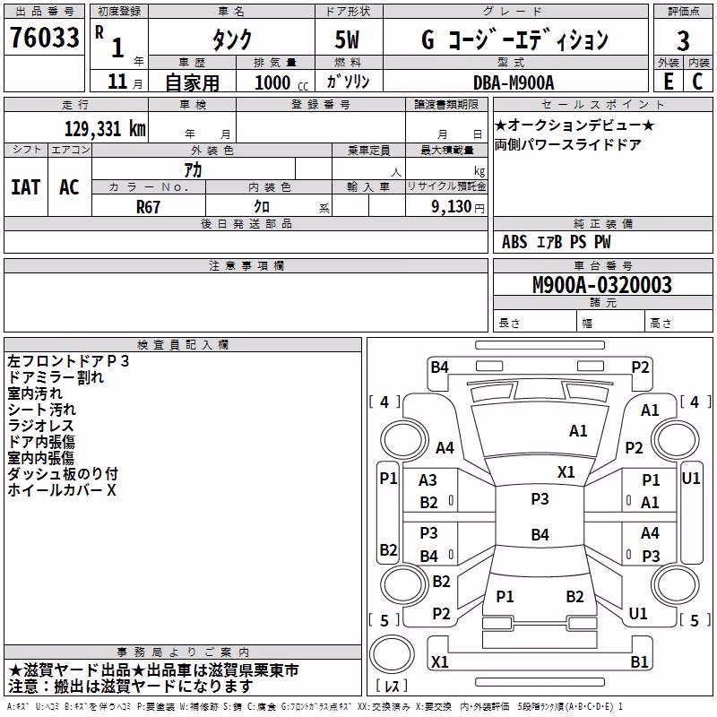 TOYOTA TANK