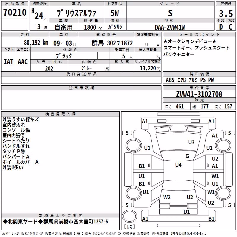 TOYOTA PRIUS ALPHA