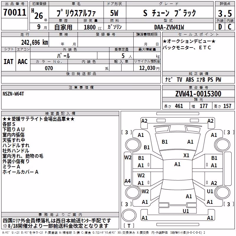TOYOTA PRIUS ALPHA