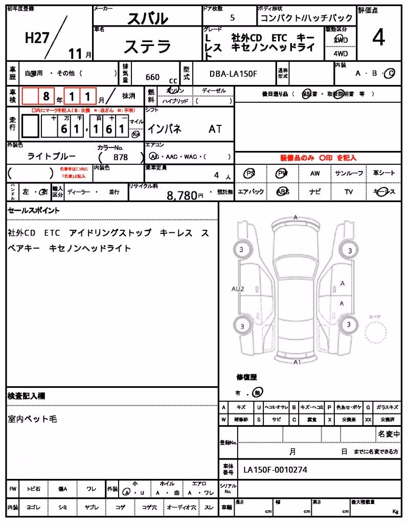 SUBARU STELLA