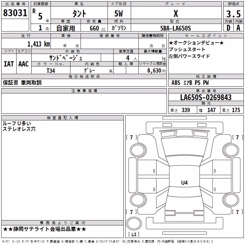 DAIHATSU TANTO