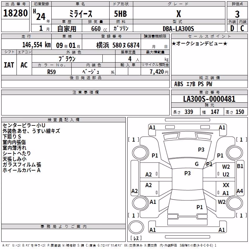 DAIHATSU MIRA E:S