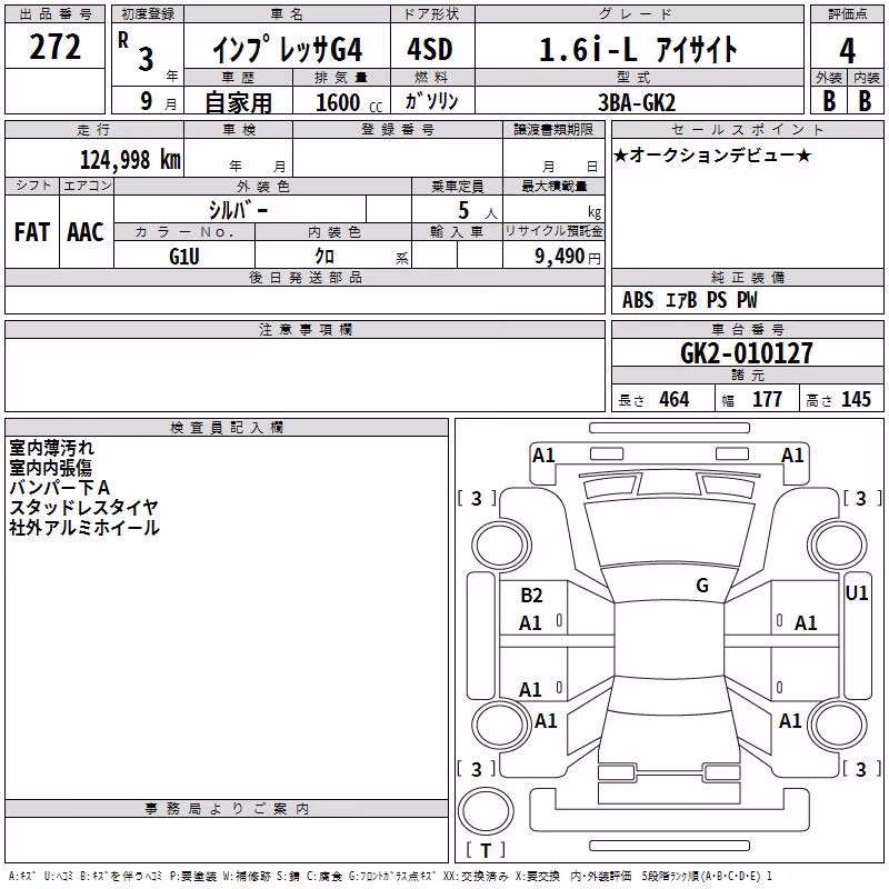 SUBARU IMPREZA