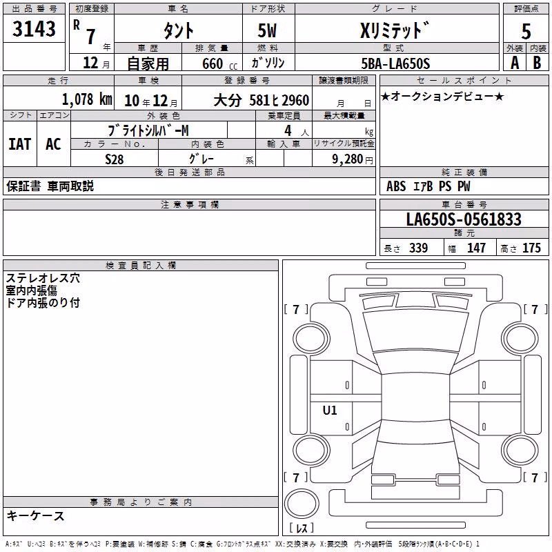 DAIHATSU TANTO