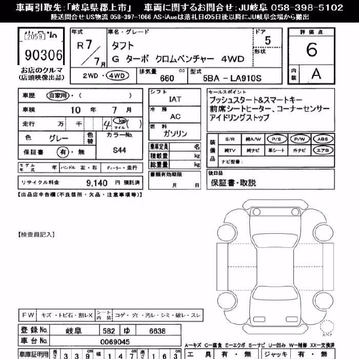 DAIHATSU TAFT