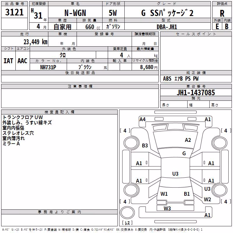 HONDA N-WGN