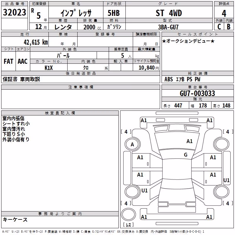 SUBARU IMPREZA