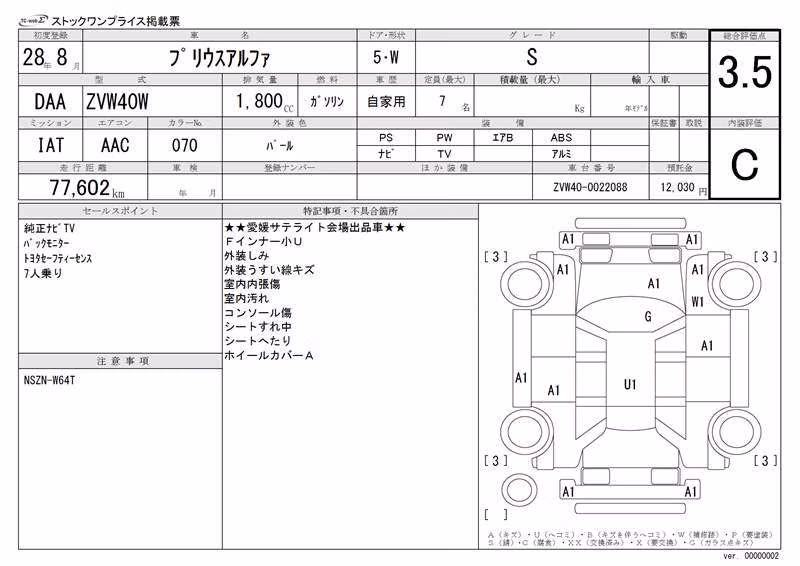 TOYOTA PRIUS ALPHA