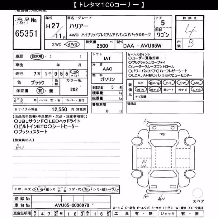 TOYOTA HARRIER