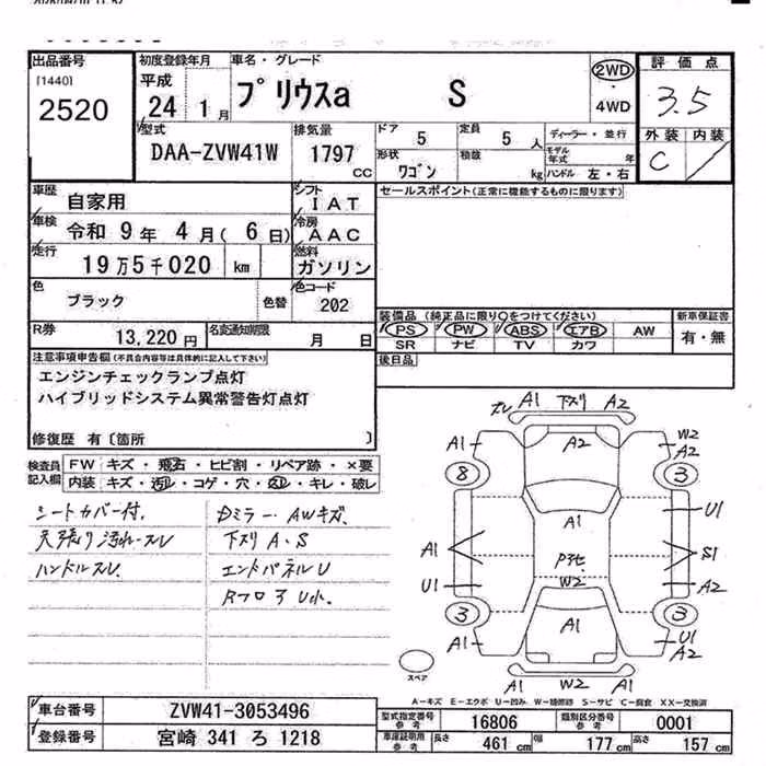 TOYOTA PRIUS ALPHA