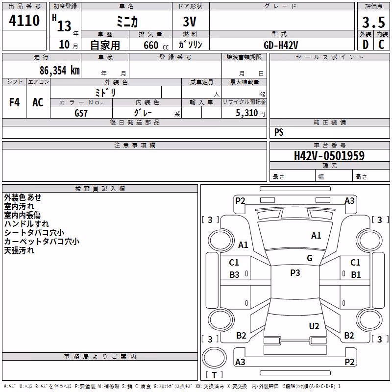 MITSUBISHI MINICA