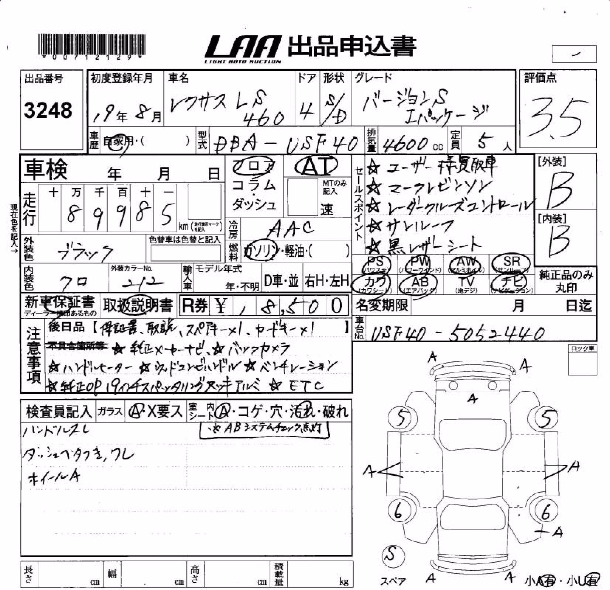 LEXUS LS460
