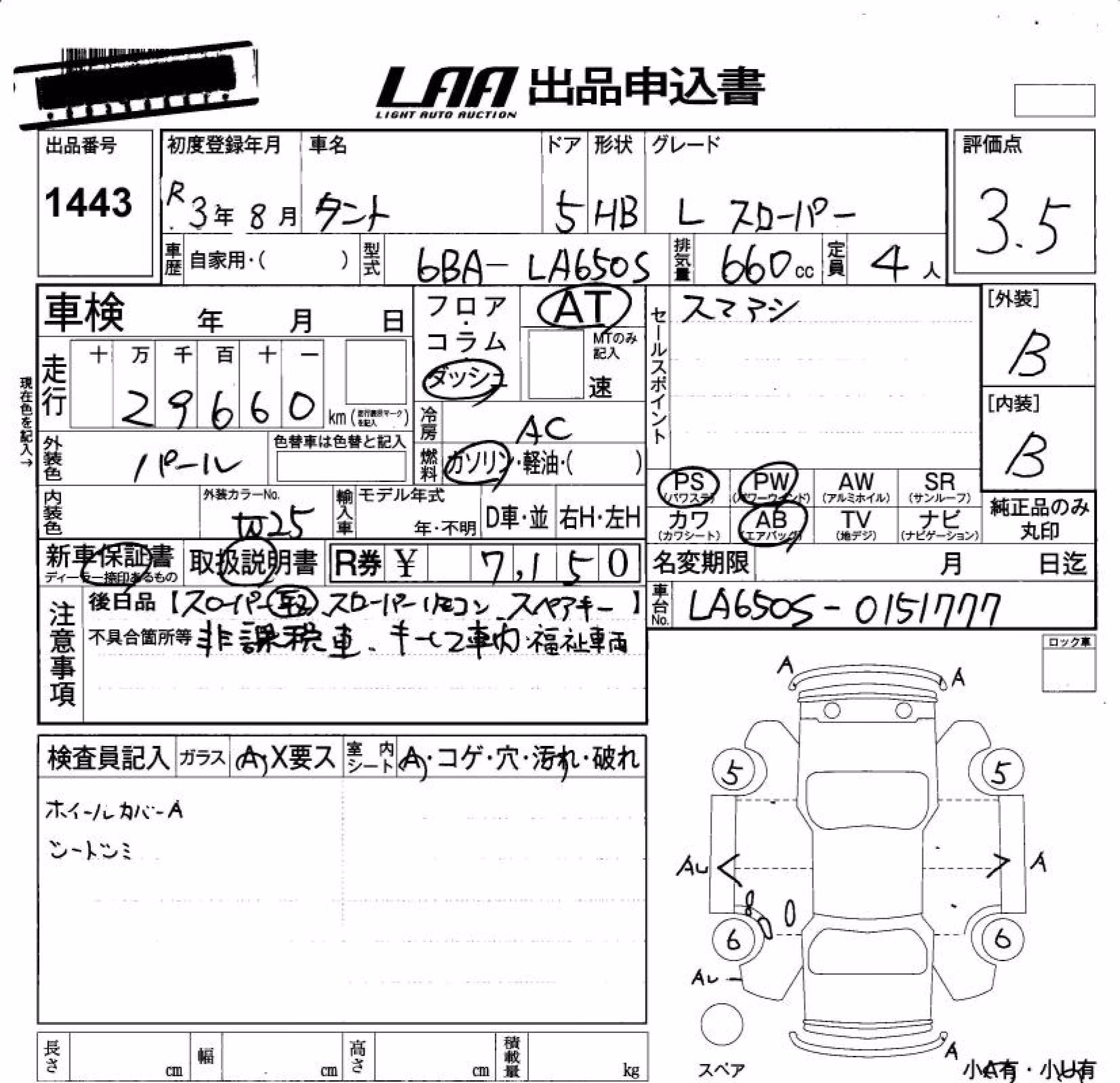 DAIHATSU TANTO