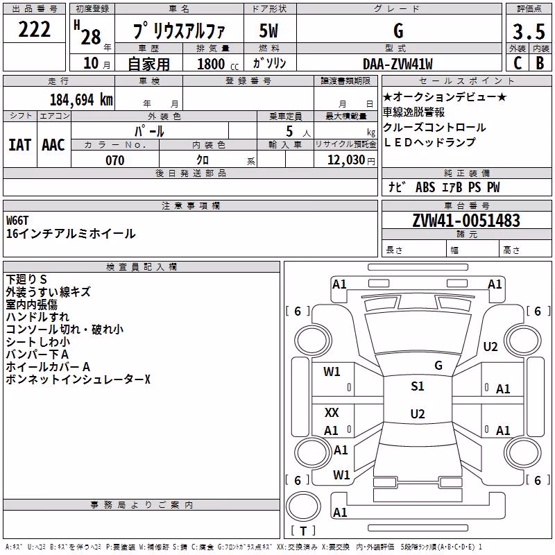 TOYOTA PRIUS ALPHA