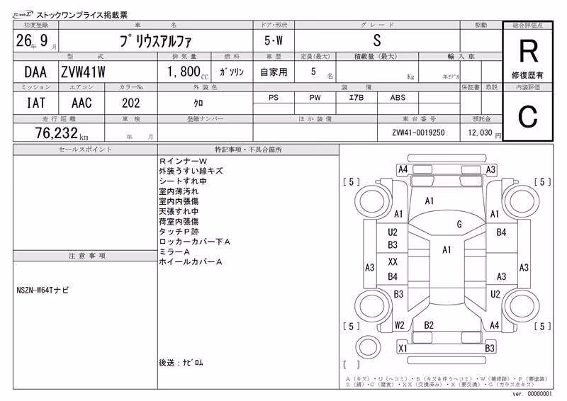TOYOTA PRIUS ALPHA