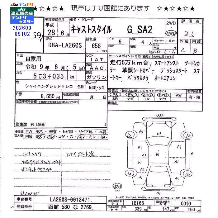 DAIHATSU CAST