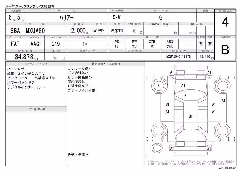 TOYOTA HARRIER