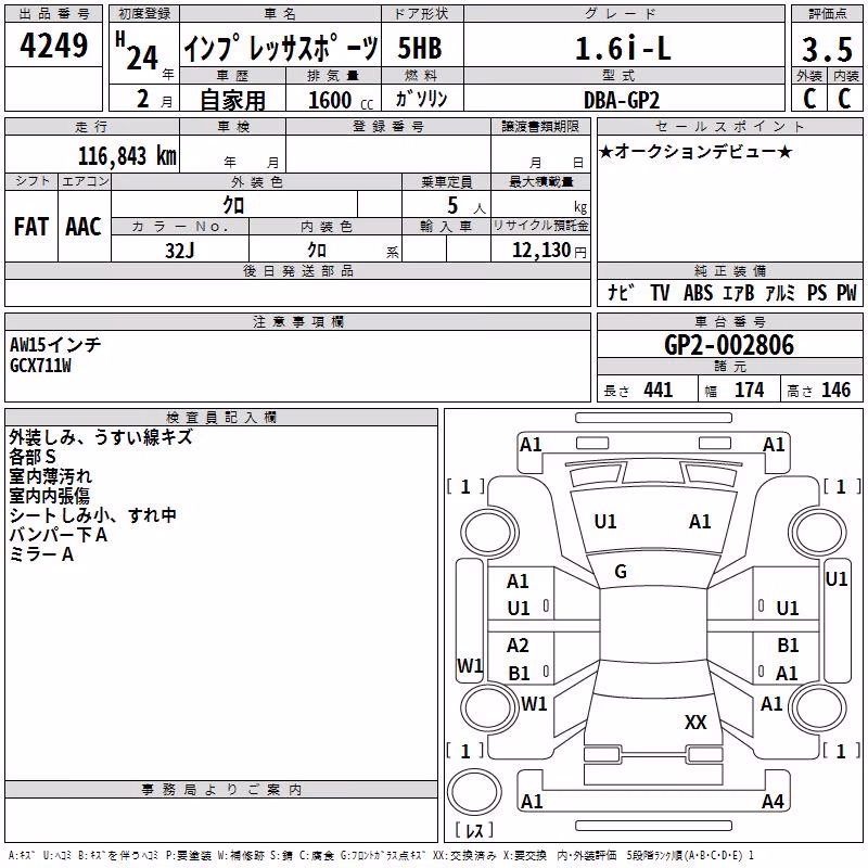 SUBARU IMPREZA