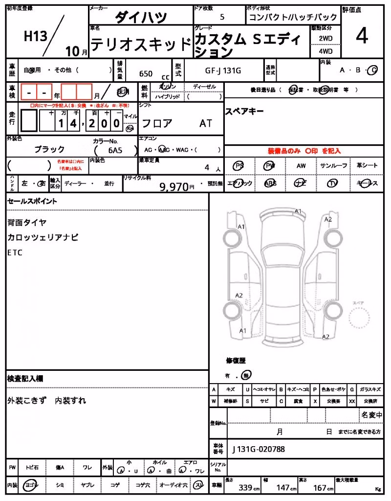 DAIHATSU TERIOS KID