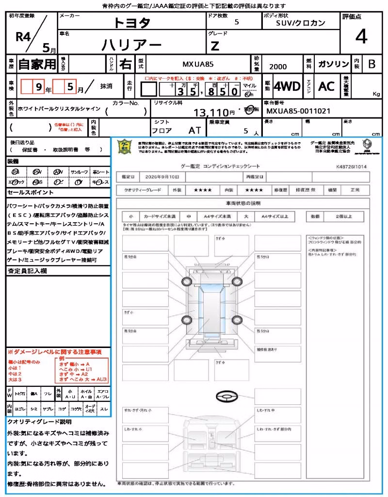 TOYOTA HARRIER