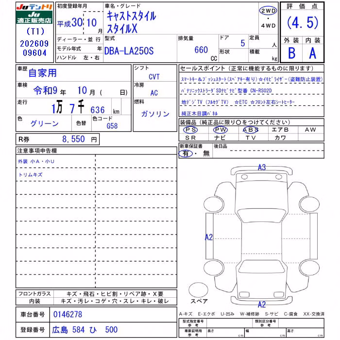 DAIHATSU CAST