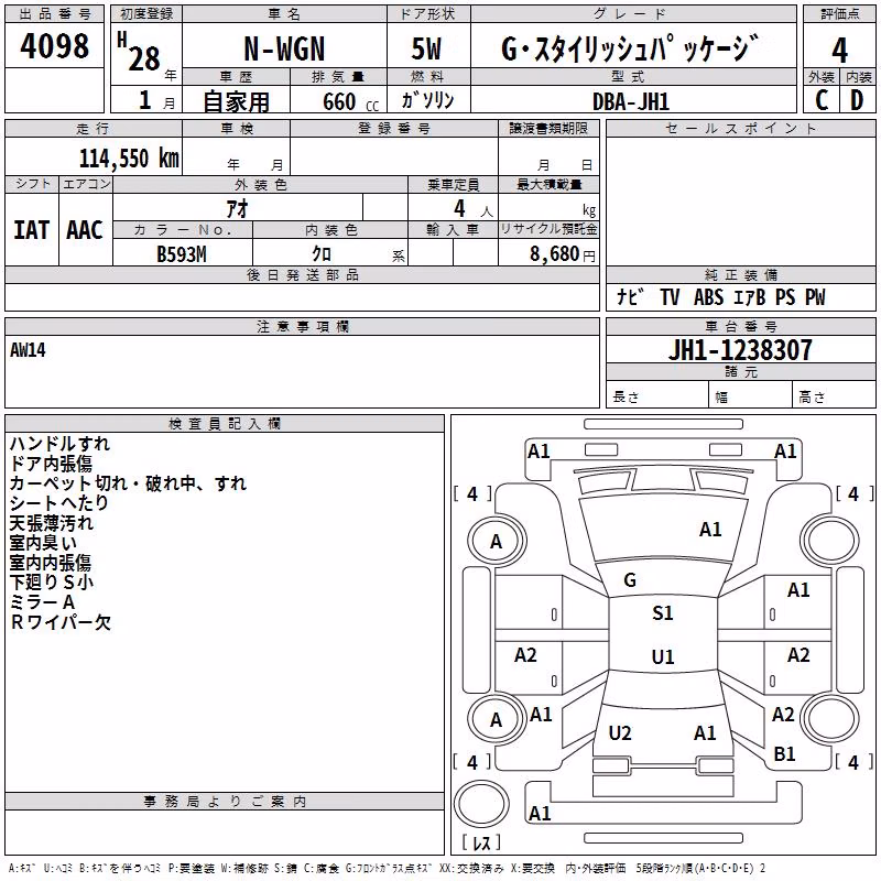 HONDA N-WGN