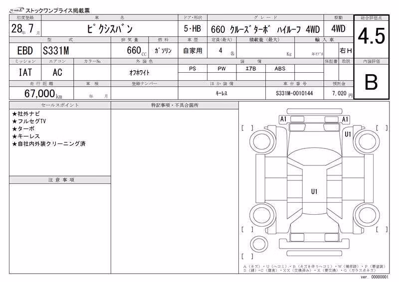 TOYOTA PIXIS VAN
