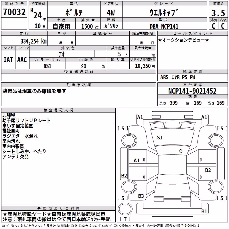 TOYOTA PORTE