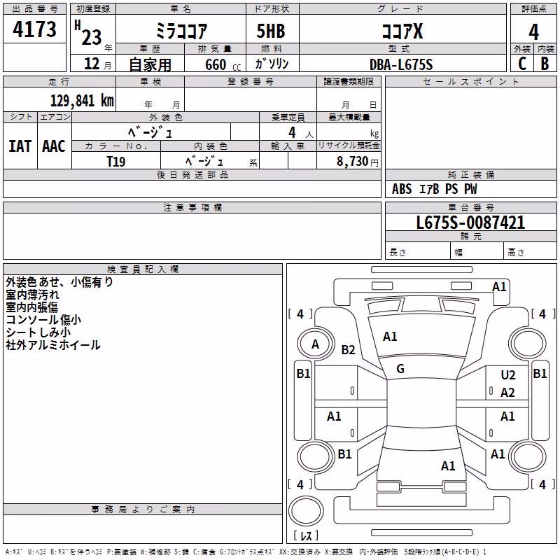 DAIHATSU MIRA COCOA